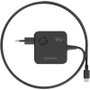 Aisens Cargador de Pared GaN 65W USB-C ASCH-1PD65WL85-BK Negro
